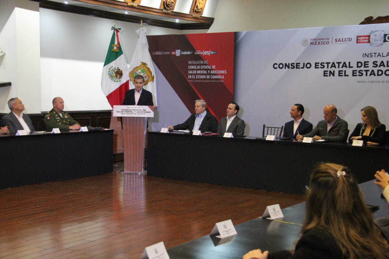 Instala MARS consejo estatal de salud mental y adicciones