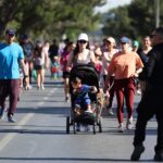 Disfrutan el buen clima para activarse en la Ruta Recreativa